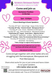 Menopause Mayhem Events 2026