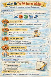 Week 11 90 second wedge